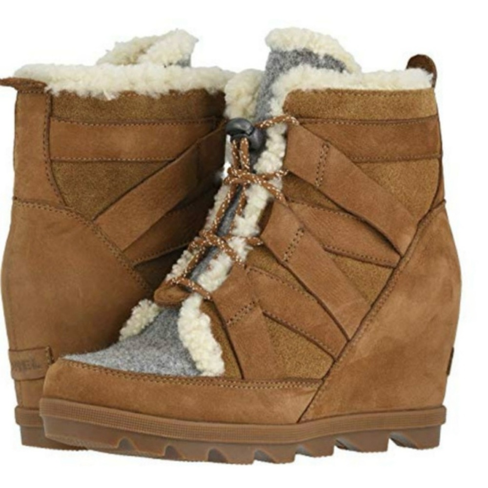 New SOREL Joan of Arctic Wedge II Boots size 9 / 40 snow winter boots
